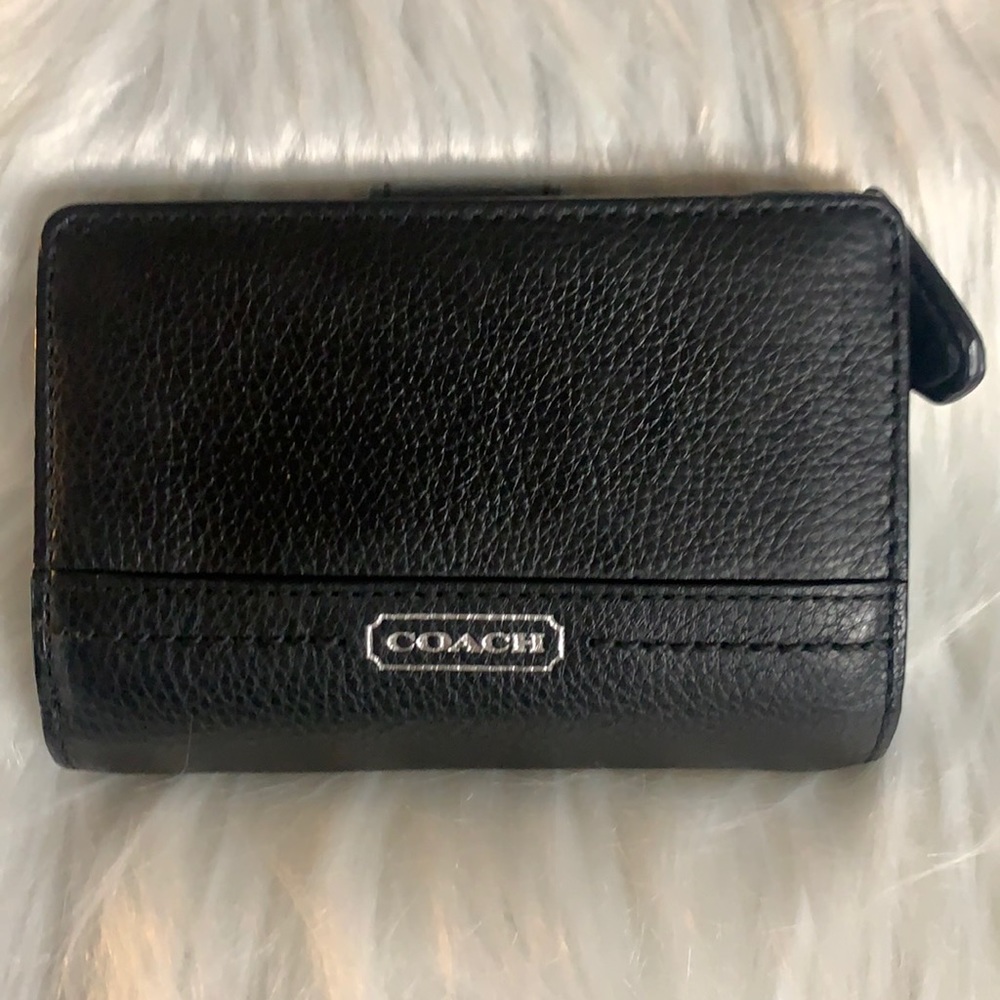 COACH BLACK LEATHER WALLET